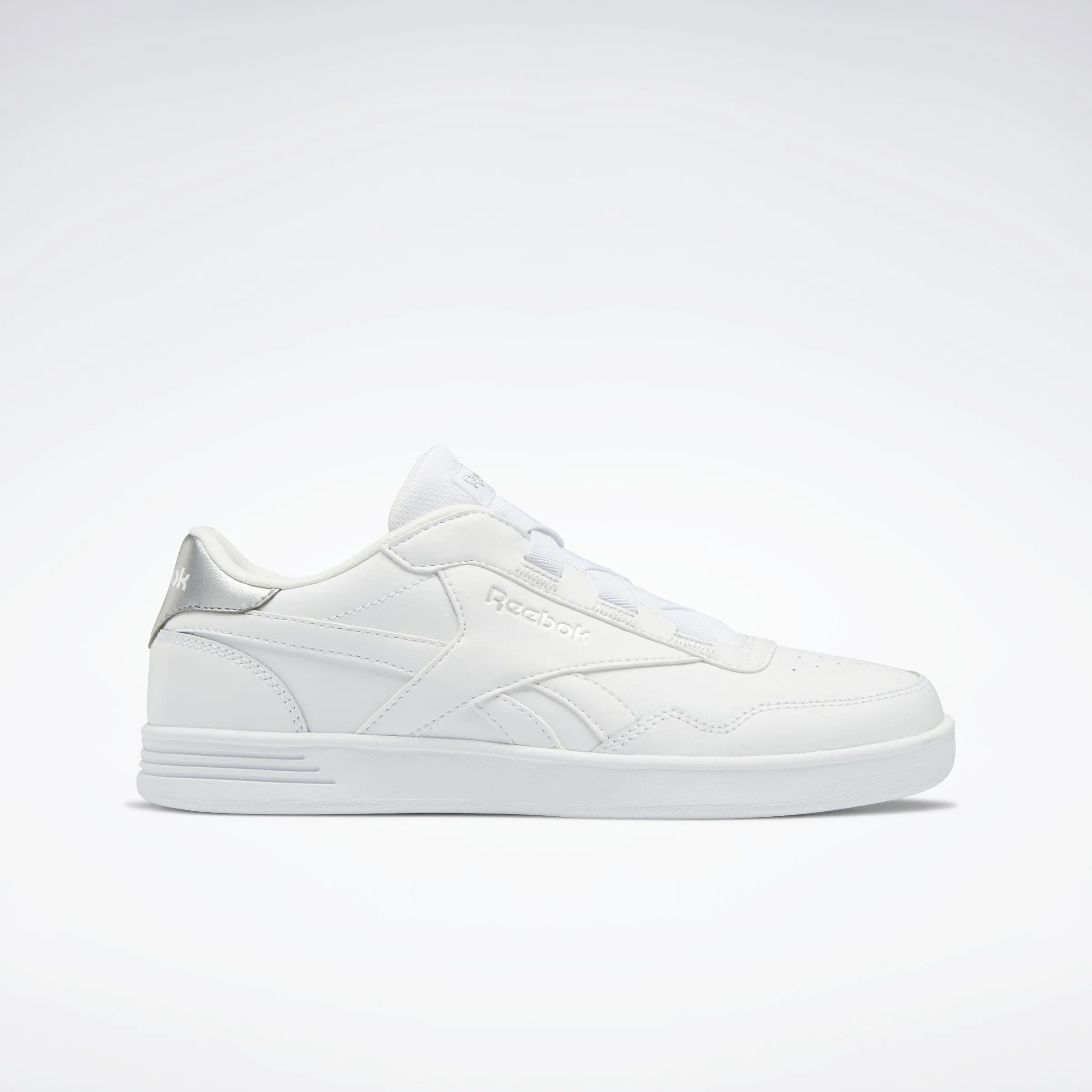 Reebok Footwear Women Reebok Royal Techque T Elastic Shoes White/Silver Met./White